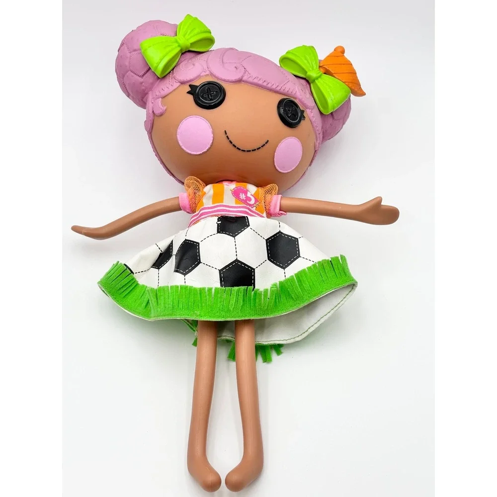 Lalaloopsy Soccer Doll Pink Hair Soccer Ball Skirt MGA Entertainment 2015 07-13